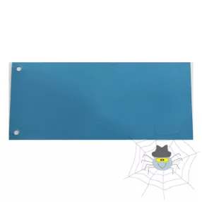   FORTUNA karton elválasztócsík 105 x 235 mm - kék - 100 db/csomag