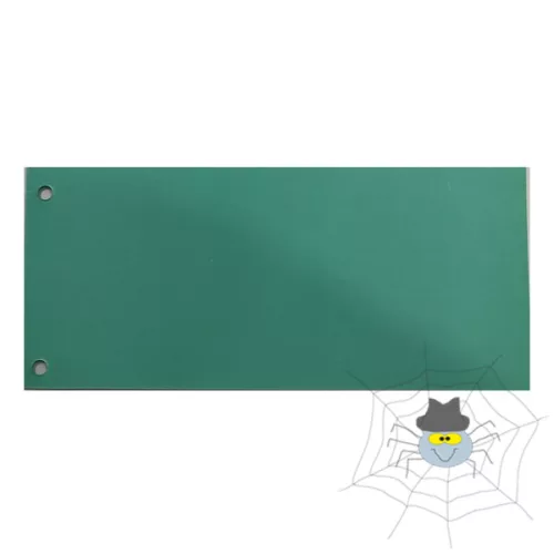 Elválasztócsík FORTUNA 105x235mm zöld 100 db/csomag