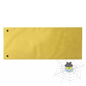 Elválasztócsík FORTUNA 105x235mm sárga 100 db/csomag