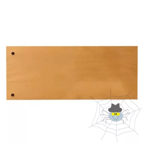 Elválasztócsík FORTUNA 105x235mm narancs 100 db/csomag