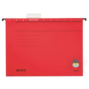   Függőmappa LEITZ Alpha Standard A/4 karton piros 25 db/doboz