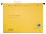   Függőmappa LEITZ Alpha Standard A/4 karton sárga 25 db/doboz