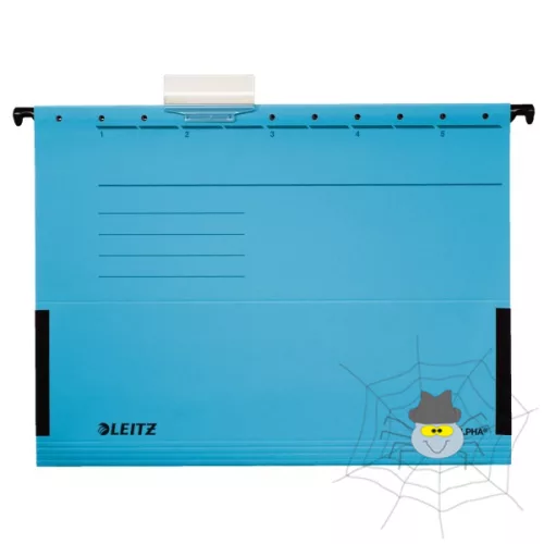 Függőmappa oldalvédelemmel LEITZ Alpha Standard A/4 karton kék 25 db/doboz