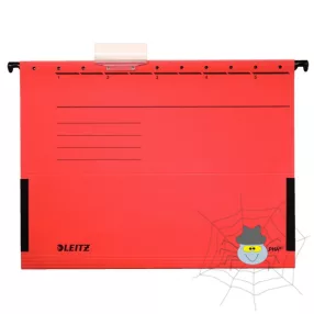   Függőmappa oldalvédelemmel LEITZ Alpha Standard A/4 karton piros 25 db/doboz
