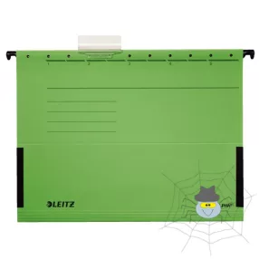   Függőmappa oldalvédelemmel LEITZ Alpha Standard A/4 karton zöld 25 db/doboz