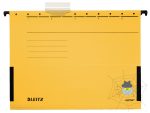   Függőmappa oldalvédelemmel LEITZ Alpha Standard A/4 karton sárga 25 db/doboz