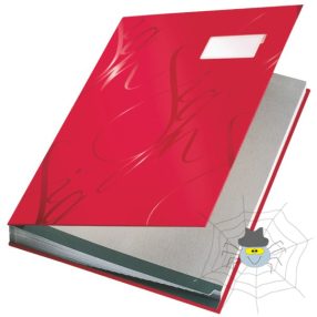 Aláírandókönyv LEITZ A/4 piros