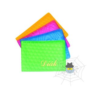 Okmánytartó diák felirattal színes neon 6 lapos