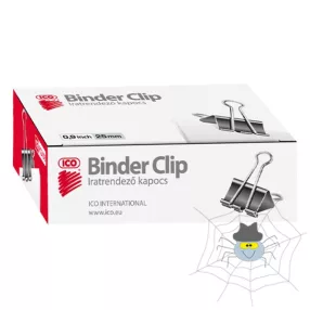 ICO 25 mm-s binderkapocs - 12 db/doboz