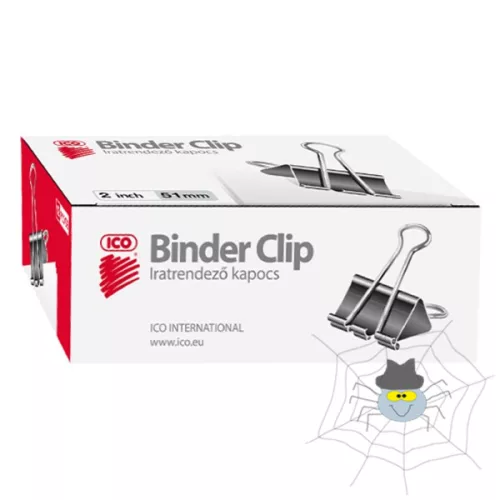 Binder csipesz ICO 51mm 12 db/doboz
