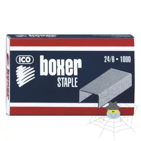 ICO boxer 24/6 tűzőkapocs - 1000 db/doboz