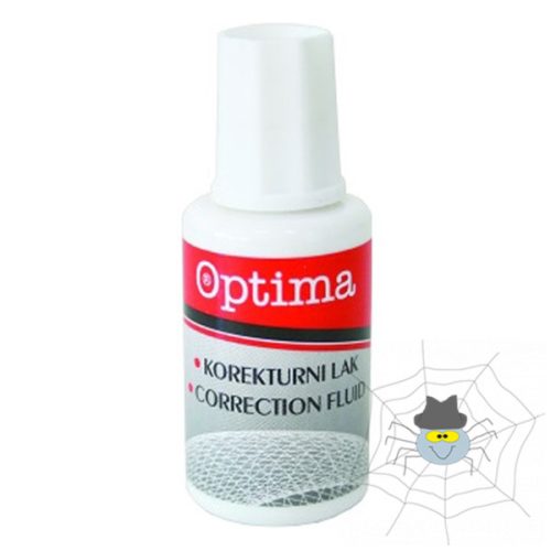 Hibajavító folyadék OPTIMA ecsetes oldószeres 20 ml