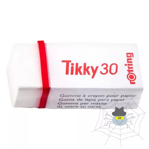 Radír ROTRING Tikky 30 papírtokos 42x12x 7mm fehér