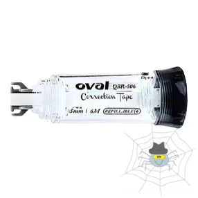   Hibajavító roller OVAL QBR-506 utántölthető+betét 5mmx6m