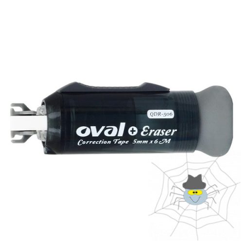 Hibajavító roller OVAL QDR-506 utántölthető+betét 5mmx6m