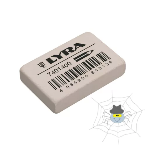 Radír LYRA 7401400 38x25x9mm