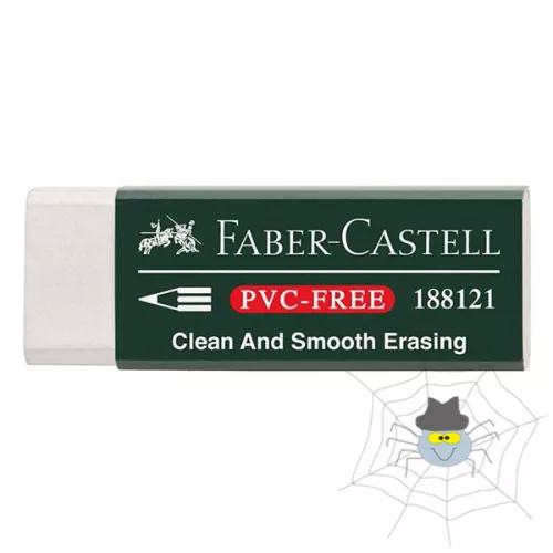 Radír FABER-CASTELL 7081 papírtokos pvc mentes színes ceruzához is