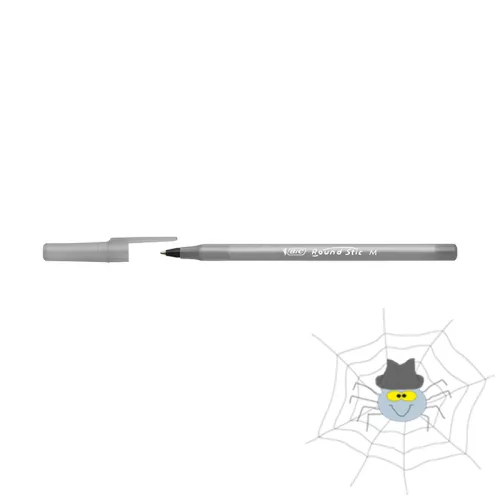 BIC Round Stic M golyóstoll - fekete