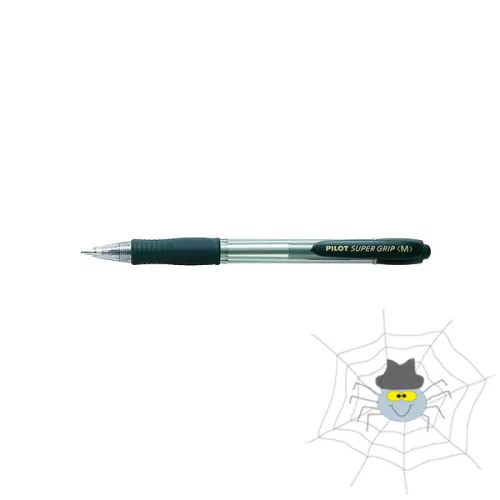 Golyóstoll PILOT Super Grip Ball Point Pen Fine nyomógombos fekete