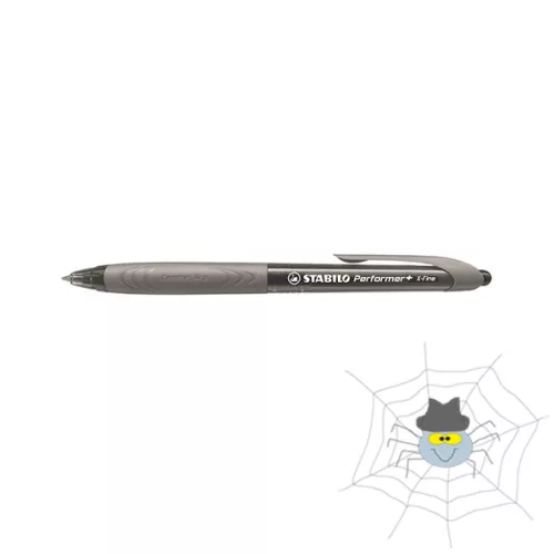 Golyóstoll STABILO Performer+ 328XF fekete/szürke
