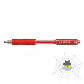 UNI SN-100 laknock golyóstoll 0.5 mm - piros