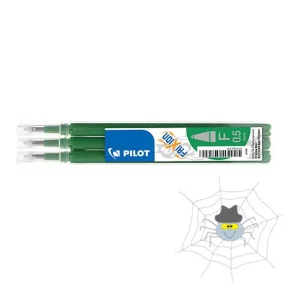   Tollbetét roller PILOT Frixion Clicker/Ball törölhető 0,25 mm zöld 3 db/csomag
