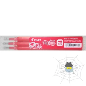   Tollbetét roller PILOT Frixion Point tűhegyű törölhető 0,25 mm piros 3 db/csomag