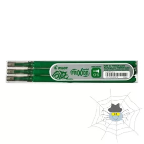   Tollbetét roller PILOT Frixion Point tűhegyű törölhető 0,25 mm zöld 3 db/csomag