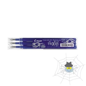   PILOT Frixion ball törölhető roller tollbetét 0,35 mm golyó - kék - 3 db/csomag