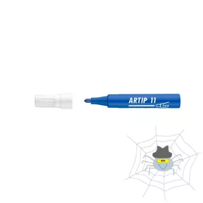 Flipchart marker ICO Artip 11 Teddy kerek kék 1-3mm