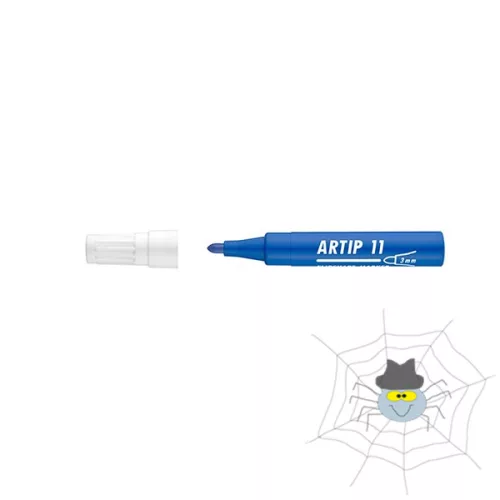 Flipchart marker ICO Artip 11 Teddy kerek kék 1-3mm