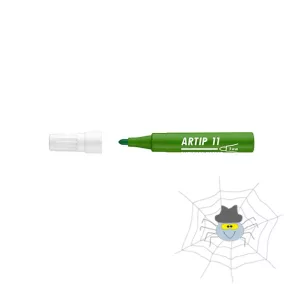 Flipchart marker ICO Artip 11 Teddy kerek zöld 1-3mm