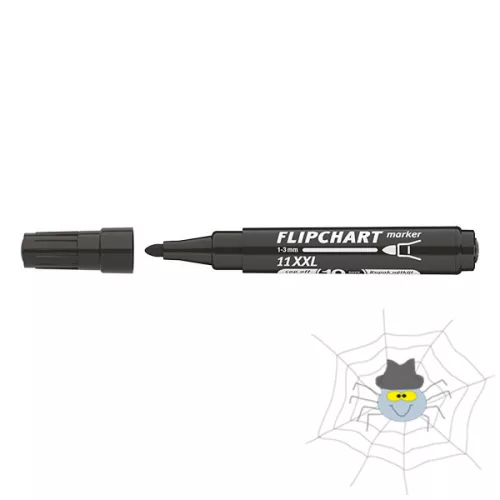 Flipchart marker ICO Artip 11 XXL kerek fekete 1-3mm
