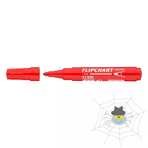 Flipchart marker ICO Artip 11 XXL kerek piros 1-3mm
