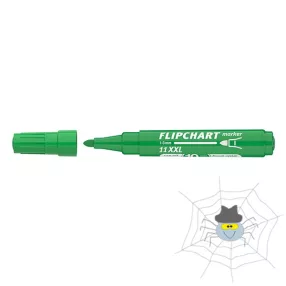 Flipchart marker ICO Artip 11 XXL kerek zöld 1-3mm