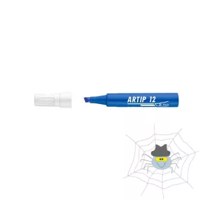 Flipchart marker ICO Artip 12 vágott kék 1-4mm