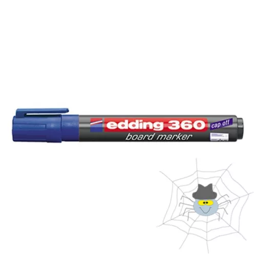 EDDING 360 táblamarker 1,5-3 mm, kerek hegy - kék