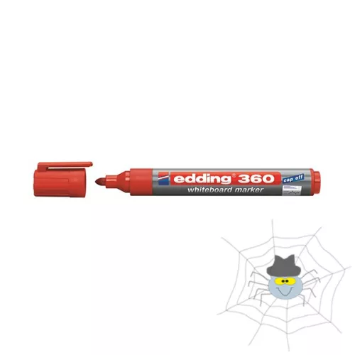 EDDING 360 táblamarker 1,5-3 mm, kerek hegy - piros