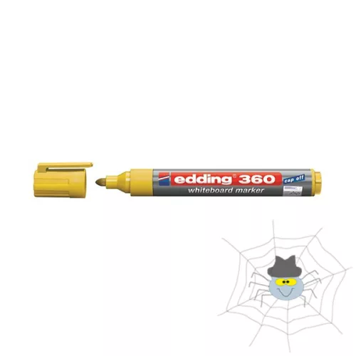 EDDING 360 táblamarker 1,5-3 mm, kerek hegy - sárga