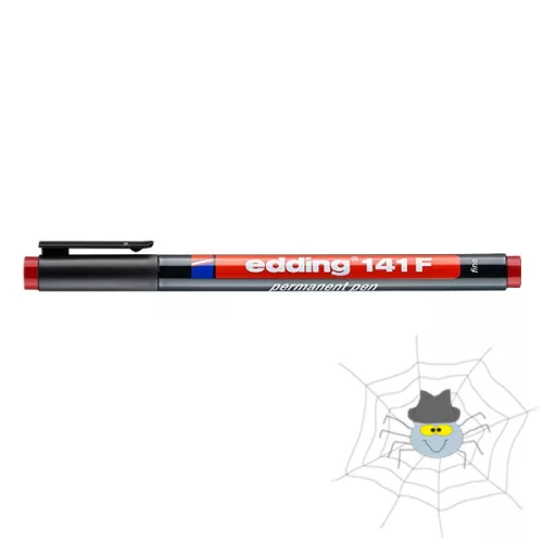 EDDING 141F 0,6 mm permanent marker - piros