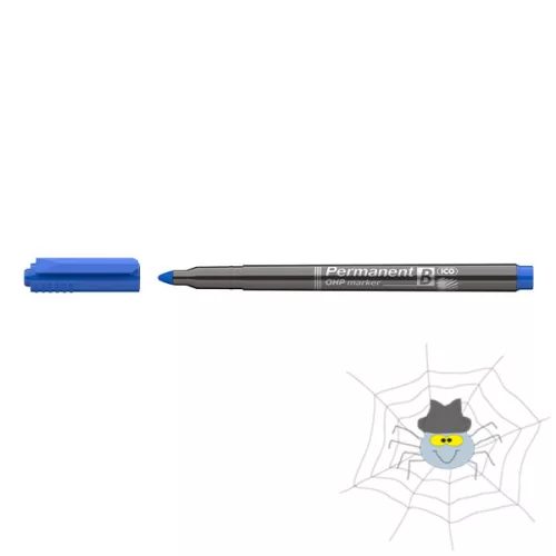 ICO OHP B 2 - 3 mm permanent marker - kék