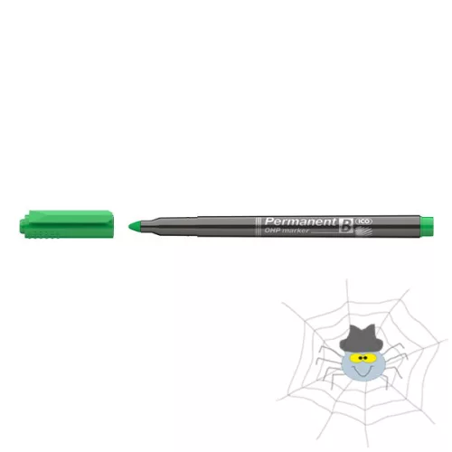 ICO OHP B 2 - 3 mm permanent marker - zöld