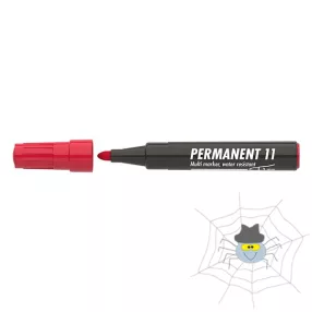 Alkoholos marker ICO Permanent 11 piros