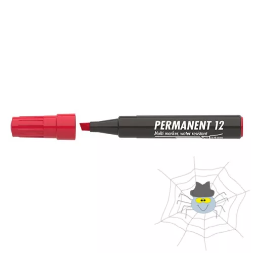 Alkoholos marker ICO Permanent 12 piros