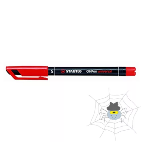 Alkoholos marker STABILO 841 S piros