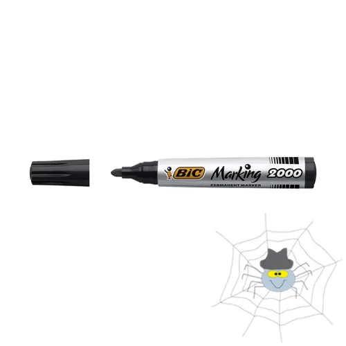 Alkoholos marker BIC 2000 kerek fekete