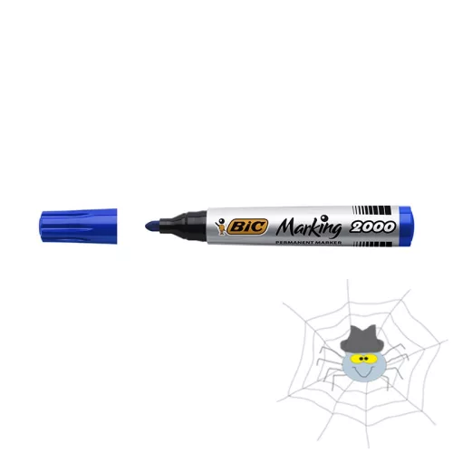Alkoholos marker BIC 2000 kerek kék