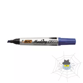 BIC 2300 alkoholos vágott hegyű marker vágott - kék
