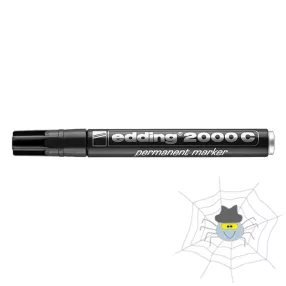 Alkoholos marker EDDING 2000 fekete