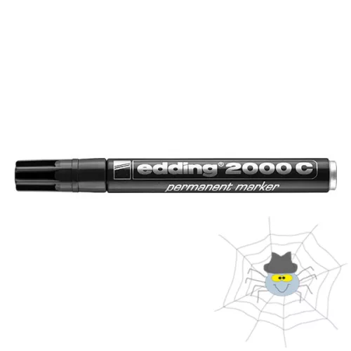 Alkoholos marker EDDING 2000 fekete